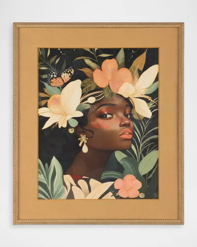 John-richard Multicultural I Framed Giclee By Honiker In Brown