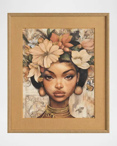 John-richard Multicultural Iii Framed Giclee By Honiker In Brown