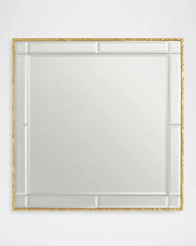 John-richard Orden 55" Square Wall Mirror In White
