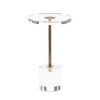 John-richard Pedestal End Table In Clear