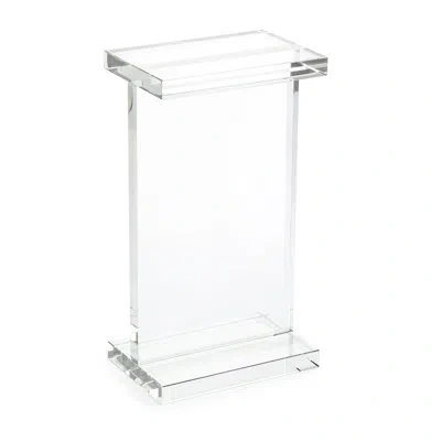 John-richard Pedestal End Table In Clear