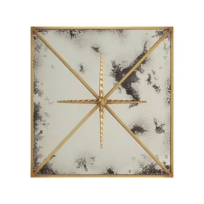 John-richard Rio Accent Mirror In Gold