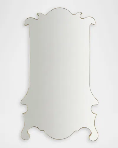 John-richard Royale 57" Wall Mirror In White