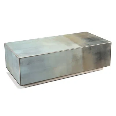 John-richard Slated Block Coffee Table In Silver;black;brown