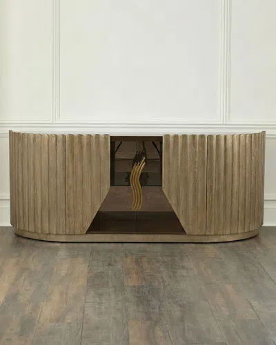 John-richard Soleil 4-door Lighted Credenza