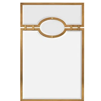 John-richard Toscana Modern Accent Mirror In Gold