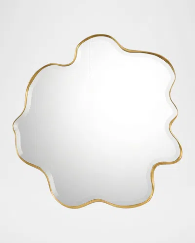 John-richard Vagar 41" Freeform Wall Mirror In White