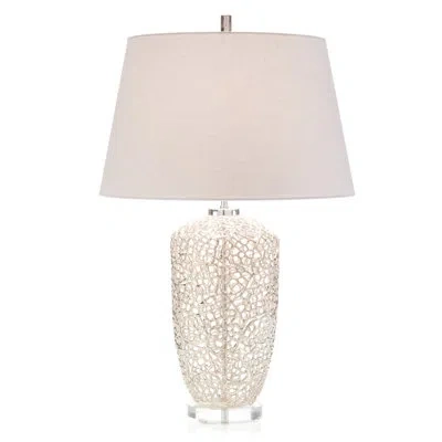 John-richard Vine 31.5" Table Lamp In Silver,clear