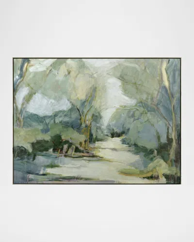 John-richard Wax And Wane Framed Giclee By Shelley Bolton In Green