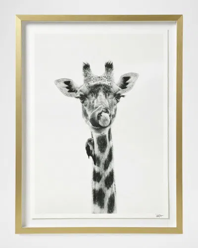 John-richard What? Framed Photo Print By Rodney Bursiel In White