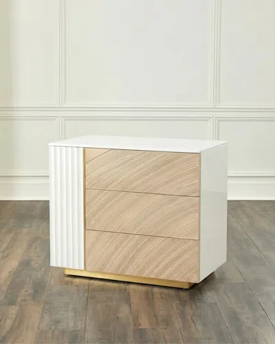 John-richard X Carol Benson-cobb Province 3-drawer Nightstand, Left