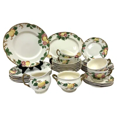 Pre-owned Johnson Brothers Johnson Bros. Peachbloom Partial Service Dinnerware In Sand