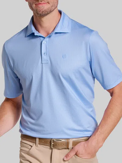 Johnston &amp; Murphy Johnston & Murphy Big & Tall Men's Regular Fit Xc+ Ace 4-way Stretch Performance Polo Bright In Blue