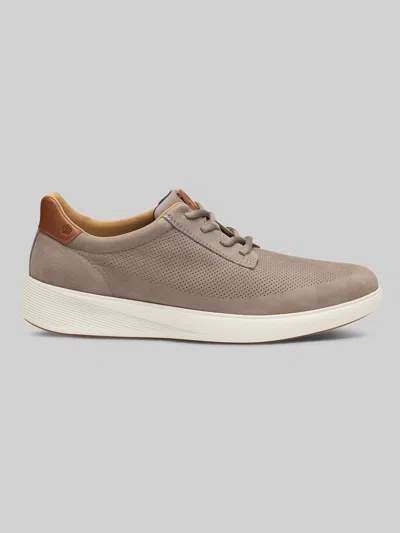 Johnston &amp; Murphy Johnston & Murphy Men's Ackerson Perforated Plain Toe Sneaker In Gray