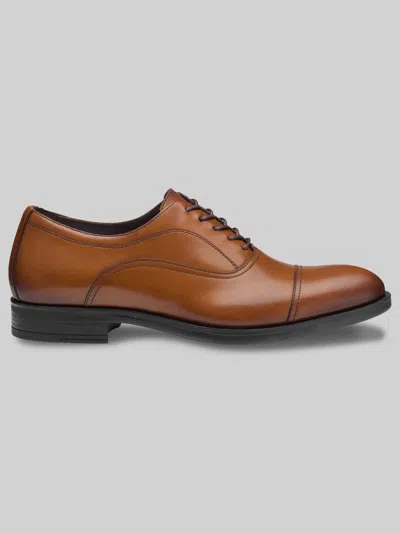 Johnston &amp; Murphy Johnston & Murphy Men's Conlin Cap Toe Oxfords In Brown