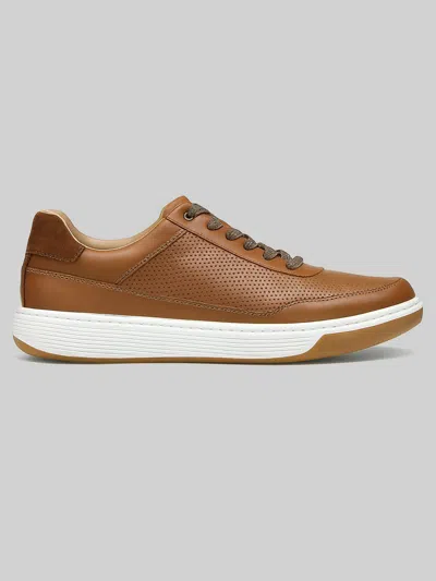 Johnston &amp; Murphy Johnston & Murphy Men's Dawson Perfed U-throat Sneakers In Brown