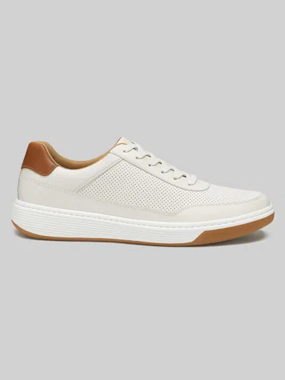 Johnston &amp; Murphy Johnston & Murphy Men's Dawson Perfed U-throat Sneakers In White