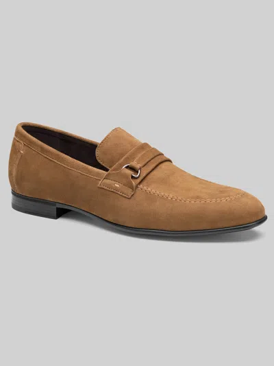 Johnston &amp; Murphy Johnston & Murphy Men's Elston Moc Toe Bit Loafer In Brown
