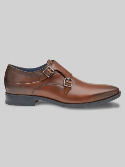 Johnston &amp; Murphy Johnston & Murphy Men's Gibbons Double-buckle Monk Strap Shoes In Multi