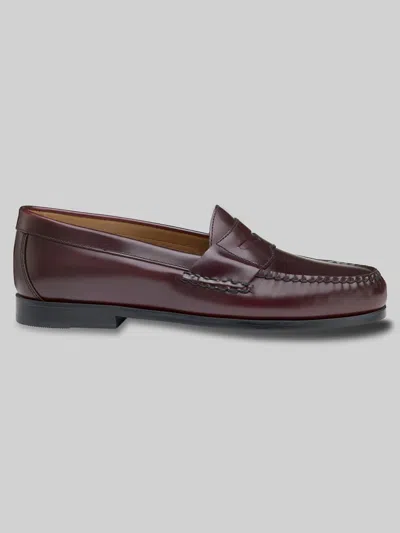 Johnston &amp; Murphy Johnston & Murphy Men's Hayes Penny Moc Toe Loafers Burgundy - Size: 14 D-width