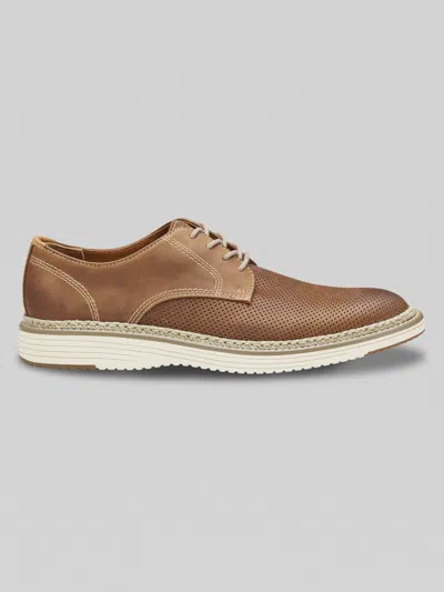 Johnston &amp; Murphy Johnston & Murphy Men's Murphy Upton Nubuck Leather Plain Toe Oxfords