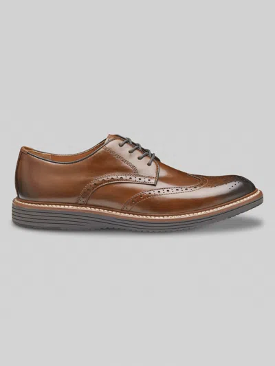 Johnston &amp; Murphy Johnston & Murphy Men's Murphy Upton Nubuck Leather Wingtip Oxfords In Brown