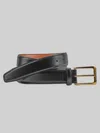Johnston &amp; Murphy Johnston & Murphy Men's Smooth Basic Belt In Black
