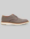 Johnston &amp; Murphy Johnston & Murphy Men's Upton Knit Wingtip Oxfords In Brown