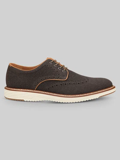 Johnston &amp; Murphy Johnston & Murphy Men's Upton Knit Wingtip Oxfords In Brown