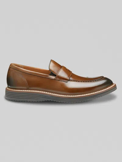 Johnston &amp; Murphy Johnston & Murphy Men's Upton Leather Penny Loafers In Brown