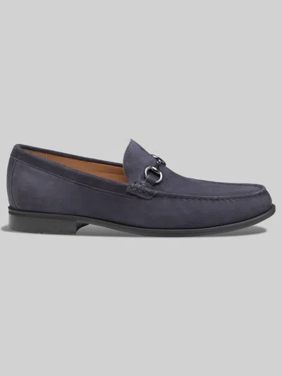 Johnston &amp; Murphy Johnston & Murphy Men's Xc Flex Harrison Bit Moc Toe Loafers In Blue
