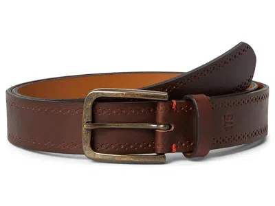 Johnston & Murphy 175th Anniversary Brogue Leather Belt Belts Brown: 38" Waist