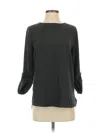 Johnston & Murphy 3/4 Sleeve Blouse In Black
