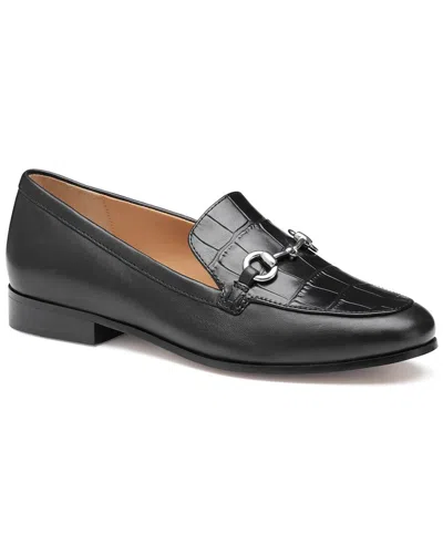 Johnston & Murphy Ali Leather Loafer In Black