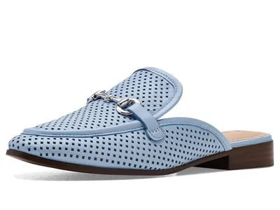 Johnston & Murphy Ali Perfed Bit Mule In Blue