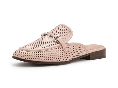 Johnston & Murphy Ali Perfed Bit Mule In Pink