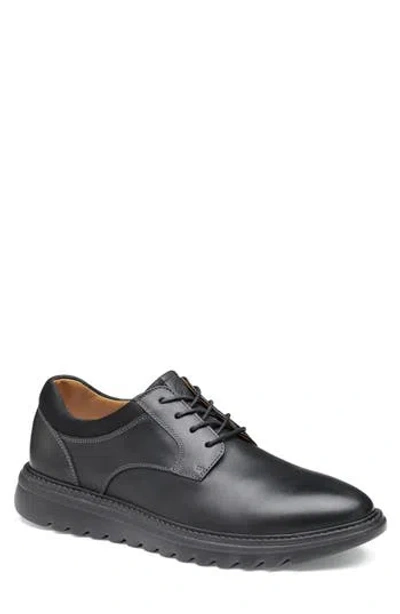 Johnston & Murphy All Good Plain Toe Derby In Black