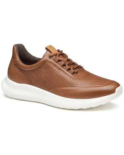 Johnston & Murphy Amherst 2.0 Leather Sneaker In Brown