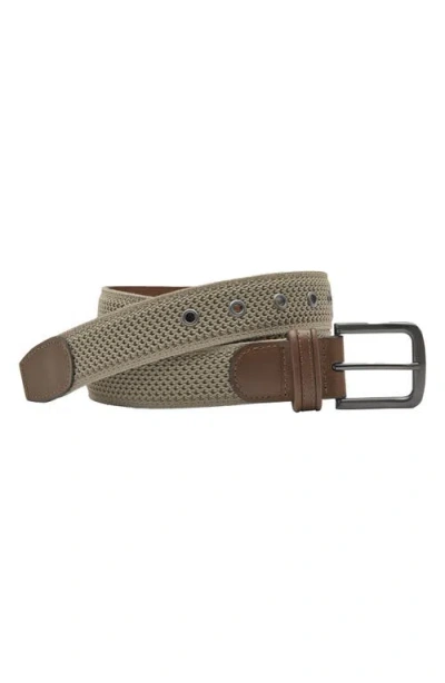 Johnston & Murphy Amherst Engineered Knit Belt In Brown