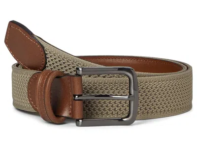 Johnston & Murphy Amherst Knit Belt Men's Belts Taupe: 36 In Brown