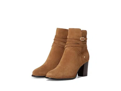 Johnston & Murphy Amy Belted Bootie In Brown