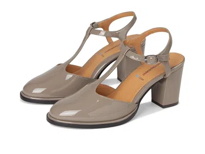 Johnston & Murphy Amy T-strap Pumps In Brown