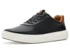 Johnston & Murphy Anders Perforated Sneaker In Black