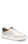 Johnston & Murphy Anders Stretch Lace-to-toe In White