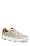 Johnston & Murphy Anders Perforated Sneaker In Beige Full Grain