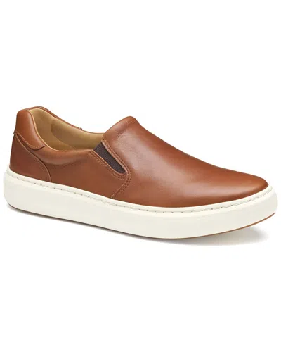 JOHNSTON & MURPHY JOHNSTON & MURPHY ANDERS SLIP-ON LEATHER SNEAKER