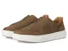 Johnston & Murphy Anders Perforated Leather Sneaker In Brown