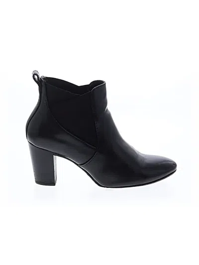 Pre-owned Johnston & Murphy Ankle Boots In Black