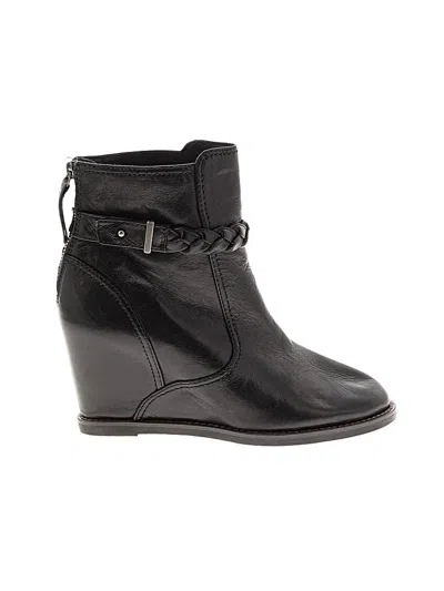 Pre-owned Johnston & Murphy Ankle Boots In Black