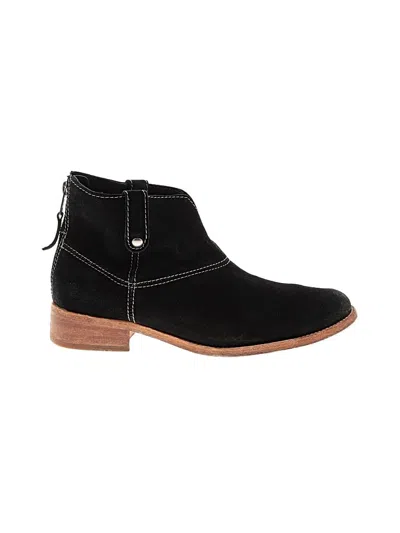 Pre-owned Johnston & Murphy Ankle Boots In Black